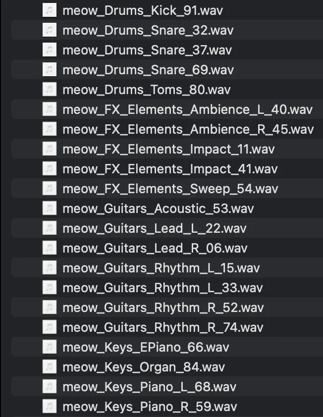 Correct Stems Example